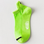 1/5/10 paari naiste pahkluusokke Hingavad Madalad L&uuml;hikesed Sokid Vabaaja Sport Kulumiskindlad Mood Neli Aastaaega T&auml;nav Libisemiskindlad Sokid 5Pairs heleroheline v&auml;rv