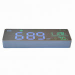 CO2 monitor kodu siseruumides seinale paigaldatav temperatuuri ja niiskuse detektor Tuya APP-i sidumiseks andmed