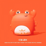 3D Krabi Koomiks Armas K&otilde;rvaklappide &Uuml;mbris AirPods Pro 2 jaoks Kate Silikoon Juhtmevabade K&otilde;rvaklappide Laadimiskate AirPods 3 2 1 &Uuml;mbrise jaoks for AirPods 1 2