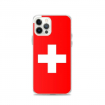 Coque iPhone - Mitmev&auml;rviline - Drapeau Suisse - Souple - Disain unikaalne - &Uuml;hildub iPhone 12 Pro