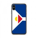 Coque T&eacute;lephone Drapeau Saint-Martin (Antillid fran&ccedil;aises) - iPhone X