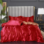 Siid & Satiin 4-osaline voodipesukomplekt Linalaudlina Padjap&uuml;&uuml;rid Tekikott 220*240cm Duvet Cover