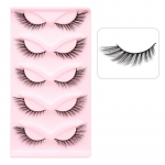 5 paari 3D ripsmed kunstripsmed meigivahendid loomulikud pikad paksud vol&uuml;&uuml;miripsmed ilu kohevad ripsmed Fox Matches the image