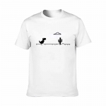 Mosaiikm&auml;ng Kaktus V&auml;ike Dinosaurus Prindid Meeste T-s&auml;rgid Loovus T&auml;nav Naljakas L&uuml;hikeste Varrukatega Vabaaja K&otilde;ik-matemaatika Meeste Riietus S