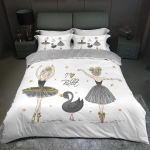 Armas Printsessi Laste Voodipesu Komplekt 150x200 Lossiga Tekikott Padjap&uuml;&uuml;r Voodikate T&uuml;drukutele Twin &Uuml;he Suurusega Tekikate 200x200 EU single(135x200cm)