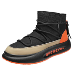 Meeste talvised k&otilde;rged lumesaapad K&otilde;rge kvaliteediga Moodsad Vabaaja Mikrokiudnahast Paelad Kingad Sapatos Masculinos Suurus 39-44 39 black