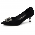 Suvised naiste kingad terava varbaga pumbad seemisnahast vaba aja kleit k&otilde;rge kontsaga paadiga pulm Tenis Feminino Zapatillas Mujer ruut pannal 40