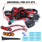 LED suunatule ja l&uuml;liti relee eeljuhtmestikuga komplekt UTV/ ATV universaalne