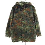 GERMAN MILITARY 90s euro military flector camo Military jacket Hoodie Men's Used black