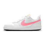 Nike Court Borough Low 2 GS Valge P&auml;ikeseloojangu Pulsiga Laste Tennised Hele-Sidrun Must BQ5448-108 38.5