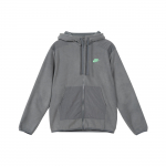Nike Logotr&uuml;kiga n&ouml;&ouml;riga kapuutsiga pikkade varrukatega meeste kapuutsiga dressipluus hall DD4883-068 L