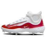 Nike Alpha Huarache Elite 4 Mid Valge &Uuml;likoolipunane Meeste Tossud Must Sinakas Toon FD2744-105 40.5