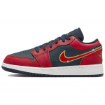 Air Jordan 1 Low GS Ol&uuml;mpia Laste Tossud Punane Armeerimis-Sinine Spordi-Punane FQ7380-400 36