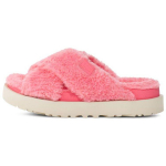 UGG Fuzz Sugar Risti paksu tallaga vabaaja moesandalid Naiste sandalid Kommiroosa 1135131-PJSM 37