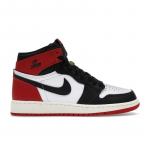 Air Jordan 1 Retro High OG GS Black Toe Reimagined Laste tossud Punane Varsity-punane Valge FD1437-106 38.5