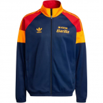 Adidas Originaalid FW24 AS Roma Jalgpallisarja Mugav Moekas Mitmek&uuml;lgne Jakk Meeste Jakk &Ouml;&ouml;sinine IT3878 2XL
