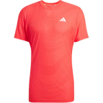 Adidas Tennise Climacool FreeLift FLFT T-s&auml;rk Pro Series Mugav Lihtne &Uuml;mmarguse Kaelusega L&uuml;hikeste Varrukatega T-s&auml;rk Meeste &Uuml;laosad Pooll&auml;bipaistev-Punane JE3508 M