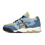 Asics Gel-Fuse Kangas S&uuml;nteetiline Nahk Retro Mitmek&uuml;lgne Madala S&auml;&auml;rega Elustiili Vabaajajalatsid Unisex toss Khaki Sinine 1203A530-200 36