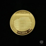 Maailma Seitse Imet M&uuml;ndikollektsioon Kullatud M&auml;lestusm&auml;rk Reisikollektsiooni M&uuml;nt