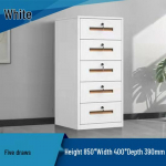 Kontori mobiilne hoiukapp lukuga: Lauasahtli all olev lehtmetallist arhiiv ja sahtlite organiseerija Economy