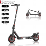 Electric Scooter Adult iScooter i9 8.5 350W Motor Electric City Scooter Top Speed 28Km/h 36V 7.5AH Range 30Km Load 100Kg must