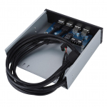 5.25 Inch 19 Pin 9Pin to USB 3.0 USB 2.0 4 Port Metal Optical Drive Bay