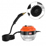 Aurupuhasti 1500W 6 reguleeritavat kiirust Suure mahutavusega veepaak K&auml;eshoitav aurupuhasti kodu k&ouml;&ouml;gi vannitoa jaoks B-UK