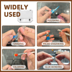 Electric Grinding Dust Box Built in Lights for Coloring Work Jewelry Carving