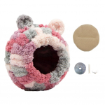 Soe linnupesa talvemaja rippuv v&otilde;rkkiige puuritarvikud pl&uuml;&uuml;sis peidukoht papagoi koolibri kaunistuseks linnupuurid