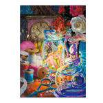 Tenyo (Tenyo) [Valmistatud Jaapanis] 300-osaline holograafiline pusle Disney Oh, see kukkus (30,5x43 cm) D-300-068, Sisaldab liimi, spaatlit ja teeninduskaarti