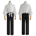 HOLOUN Jujutsu JJK Manga Anime Yuta Okkotsu Cosplay Kost&uuml;&uuml;m Parukas Jope Mustad P&uuml;ksid Vormi Roosi V&otilde;rk S&uuml;nteetiline Halloween M gray