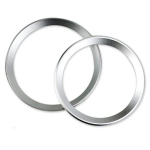 2 tk alumiiniumist auto logo r&otilde;ngas eesmine tagumine kaubam&auml;rgi logo embleem, &uuml;mmargune kroomitud kaunistusr&otilde;ngas BMW 3 4 seeria M3 M4 jaoks