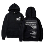 Klassikaline Vintage Michael Jacksoni Suurimate hittide laulude 2024 Huppar Meestele Naistele Gooti Punk Dressipluus Meeste Rock &Uuml;le suuruse Streetwear 3XL black
