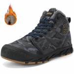 Meeste Veekindlad Poolsaapad Talvised Soojad Plush Lumesaapad Meeste V&auml;listossid T&ouml;&ouml;saapad Meeste Kummist Talvised Meeste Saapad Suur Suur 46