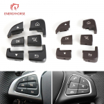 Mercedes W205 W253 multifunktsionaalse rooliratta nupu kate Bluetooth telefoni p&uuml;sikiiruse regulaatori helitugevus Benz C GLC jaoks Right Brown Red