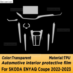 SKODA ENYAQ COUPE jaoks Paneel Armatuurlaud Navigatsioon Autode Siseosa Kaitsekile TPU Kriimustusvastased Tarvikud LHD
