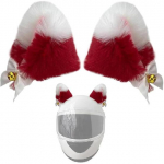 2 tk Kassi K&otilde;rvad Kiivri Kaunistus Kuldkella ja Pl&uuml;&uuml;s K&otilde;rvade Sarvedega Suusa Mootorratta Kiivri Tarvikud Style 3