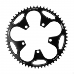 Bike Aluminum Chainring 110 BCD 50/52/54/56/58 / Round Chain fit for Sprocket Repair Parts Black 50T