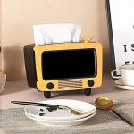 Teleri salvr&auml;tikukarp Luksuslik Plastik Elutuba Kohvilaud Multifunktsionaalne Hoiukarp Kodu Vannituba Tualettlaud Lauapealne Salvr&auml;tikukarp oranž