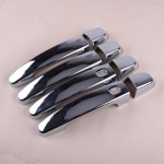 Self-Adhesive Exterior Side Door Handle Cover Trim Handle Bezel Smart Keyless Chrome ABS fit for Chevrolet Equinox SUV 2018-