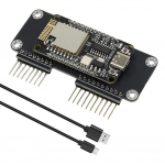 Flipper Zero 2.4G/5G WiFi Mooduli ESP32 CC1101 NRF24 Asjade Interneti Arendusplaat Traadita Laiendusplaat must