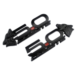1 paar autokleebis 5.0 Coyote Mach Wolf logo m&auml;rk embleem kleebised Mustangile Dark Horse Shelby GT GT350 GT500 autodele must