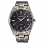 SEIKO Klassikaline kvartsist titaanist safiirklaasiga sinise sihverplaadiga meeste k&auml;ekell SUR373P1 sinine