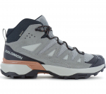 SALOMON X ULTRA 360 Nahast Keskmise K&otilde;rgusega - GORE-TEX - Meeste Matkasaapad Trekking Saapad Hall 479796 ORIGINAAL EU 43 1/3 UK 9 hall v&auml;rv