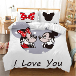 J&otilde;ulud Mickey Minnie Hiire Voodipesu Komplekt Multikas Lastele Poistele T&uuml;drukutele T&auml;iskasvanutele Tekikott J&otilde;ulukingitus S&uuml;nnip&auml;evakingitus EU Single(135*200cm)3pcs black