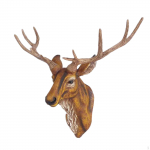 Sculpture Crafts Wall Decoration for home and garden Statue Corridor Stickers Artwork Natural Color