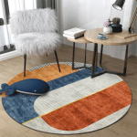 Moodsad Kerged Luksuslikud &Uuml;mmargused Vaibad Ruumi Kaunistus Teismeliste Vaibad Elutoa Vaip Kodu Kaunistus Tooli Alus Laste Magamistoa Vaip Diameter 80cm gray