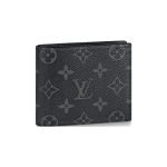Louis Vuitton Marco Rahakott Klassikaline Monogramm L&otilde;uend ja Nahk L&uuml;hike Rahakott Meeste Rahakotid Must Hall M62545 Gift Set(Basic Set+Box+Shopping Bag)