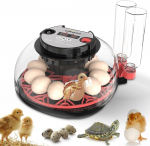 Explore+ 12 munast inkubaator algajatele, mitmetasandiline kohanduv niiskus (Automaatne t&auml;itmine ja kahe pudeli s&uuml;steem) & Stabiilne temperatuurikontroll, Automaatne munade keeramine, Reaalajas 12 eggs