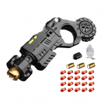 Alumiiniumisulamist Fidget Shooter M&auml;nguasi Stressileevendus Kuulide Laskur Kaasaskantav Reisimiseks Dekompressioon EDC Fidget Spinner S&otilde;rmus M&auml;nguasi must